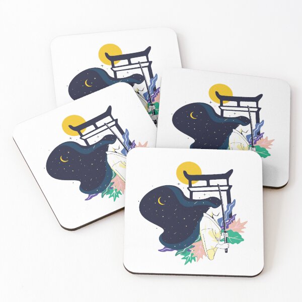 Item preview, Dreamland Katana Geisha Torii Gate Sun and Moon designed and sold by BakaOutfit.