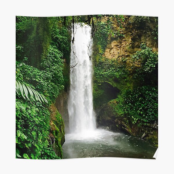 Waterfall Tranquility Poster