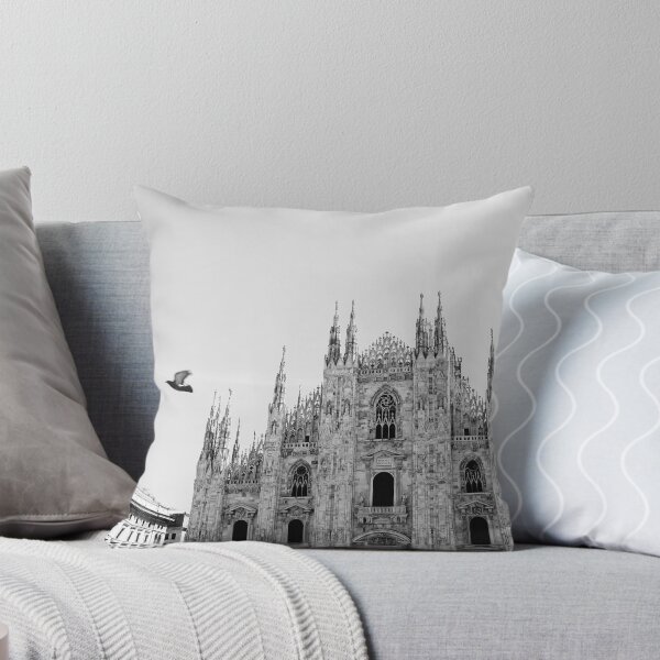 Item preview, Cathedral of Milan in Breathtaking Black and White Photography designed and sold by CarolinaReina.