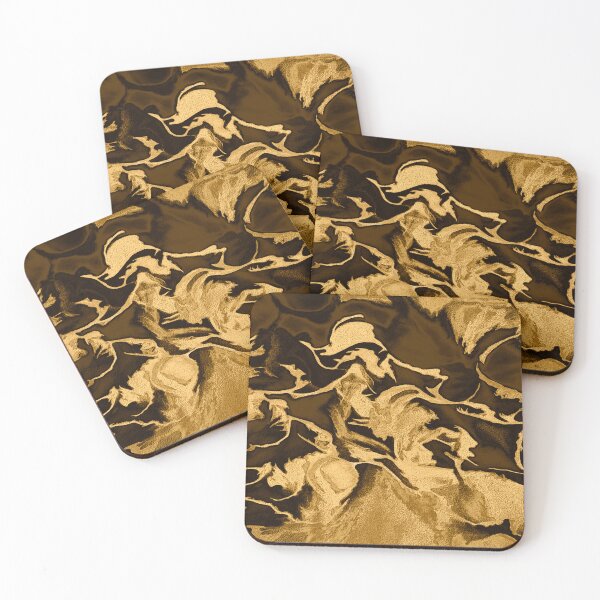 Item preview, Elegant golden waves 2 designed and sold by SulkaCreative.