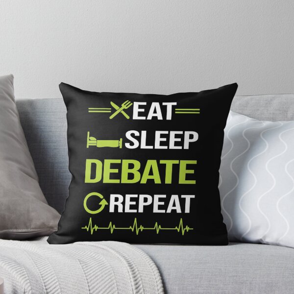 Item preview, Funny Eat Sleep Repeat Debate designed and sold by HappyTshirt1239.