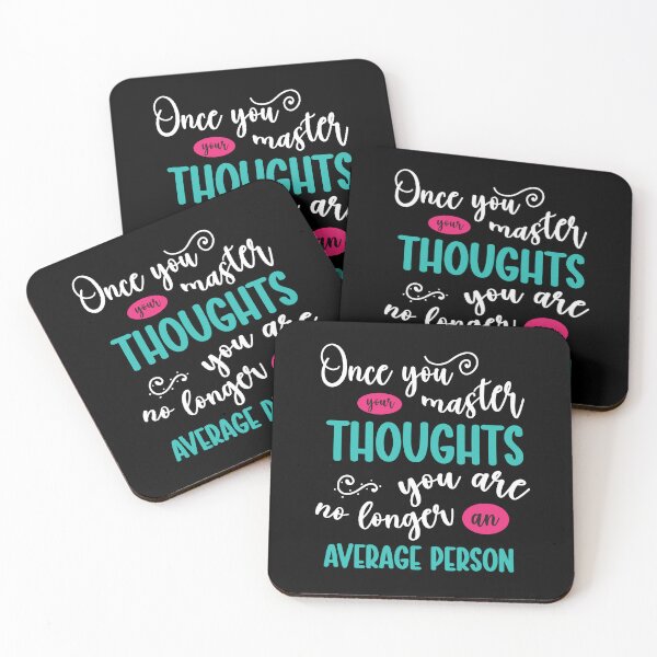 Item preview, Once you master your thoughts you are no longer an average person - mind control Quotes designed and sold by epicmarketing.