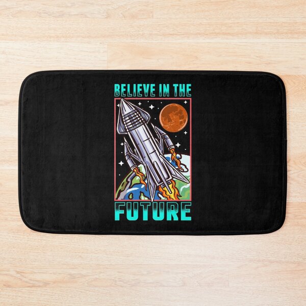 Item preview, Believe In The Future Retro Futuristic Space Art Design With Rocket And Mars  designed and sold by NomYen ..