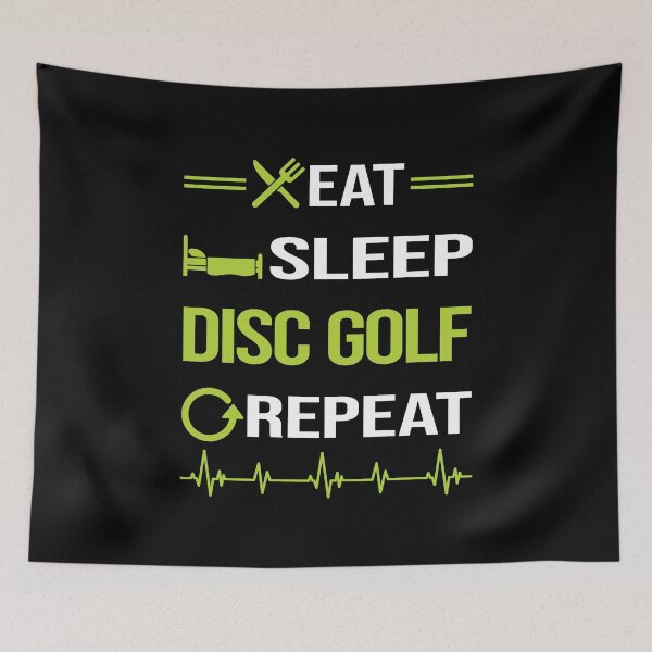Item preview, Funny Eat Sleep Repeat Disc Golf designed and sold by HappyTshirt1239.