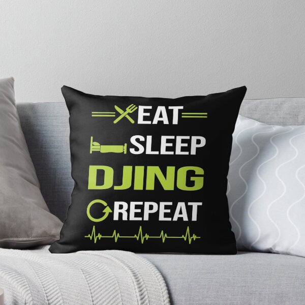 Item preview, Divertido Eat Sleep Repetir Djing DJ Disc Jockey Deejay designed and sold by HappyTshirt1239.