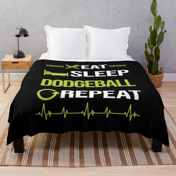 Item preview, Funny Eat Sleep Repeat Dodgeball designed and sold by HappyTshirt1239.