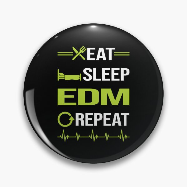 Item preview, Funny Eat Sleep Repeat EDM designed and sold by HappyTshirt1239.