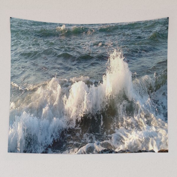 Item preview, Happy Ocean Waves designed and sold by The Happiness Market .