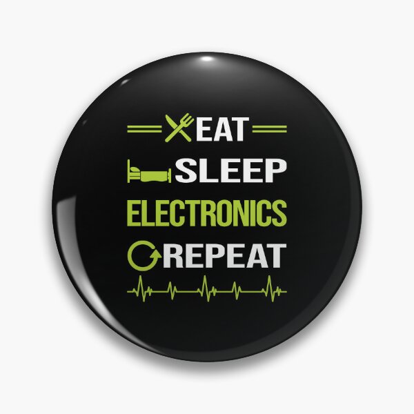 Item preview, Funny Eat Sleep Repeat Electronics designed and sold by HappyTshirt1239.