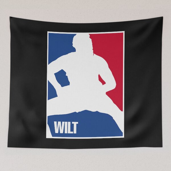 Item preview, Wilt Chamberlain NBA Logo designed and sold by AnaGarciaae.