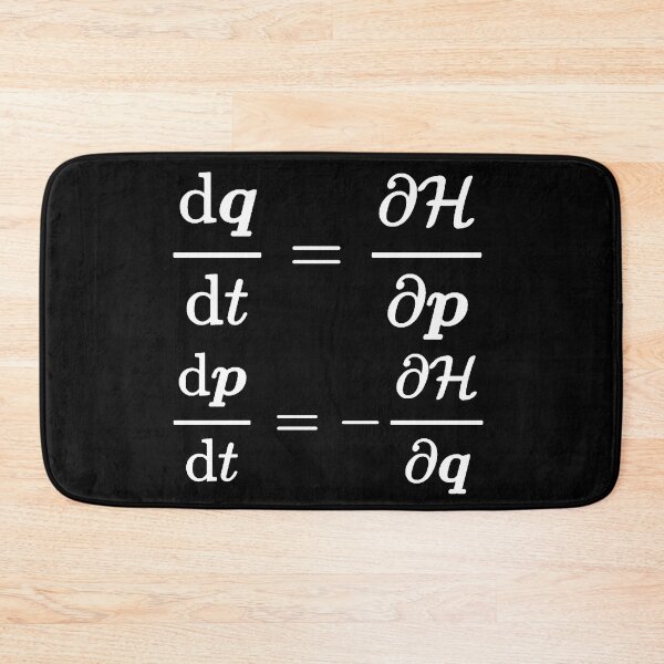 Item preview, Hamilton equations dark version designed and sold by NoetherSym.