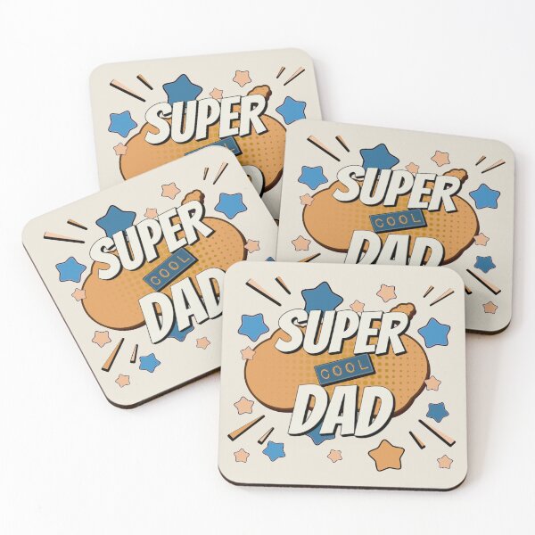 Item preview, Orange And Blue Comic Book Style Super Cool Dad, Great Design For Cool Dads, Perfect For Father's Day designed and sold by TrulyEpoque.