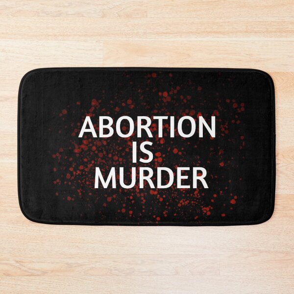 Item preview, ABORTION IS MURDER  designed and sold by picky pickers.