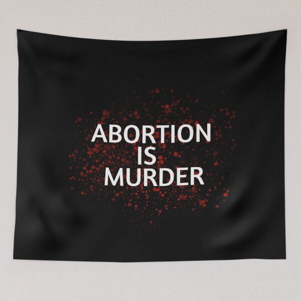 Item preview, ABORTION IS MURDER  designed and sold by picky pickers.