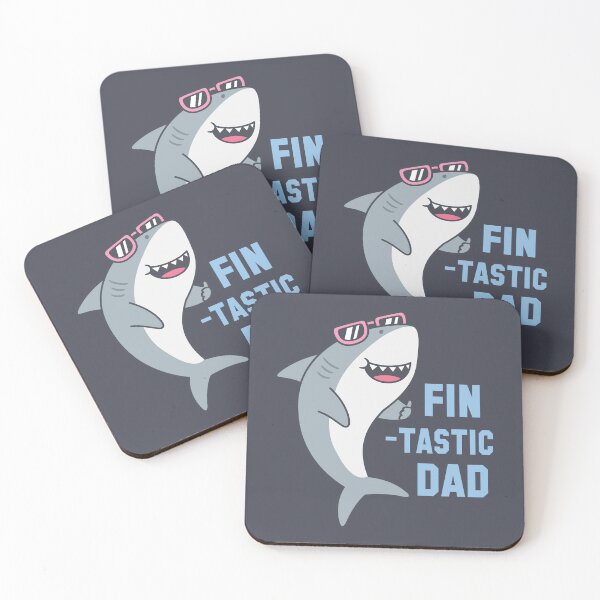 Item preview, Shark Thumbs Up, Fin-tastic Dad Shark Pun designed and sold by rustydoodle.