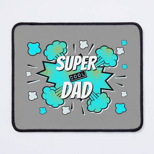 Item preview, Turquoise Comic Book Style Super Cool Dad, Great Design For Cool Dads, Perfect For Father's Day designed and sold by TrulyEpoque.