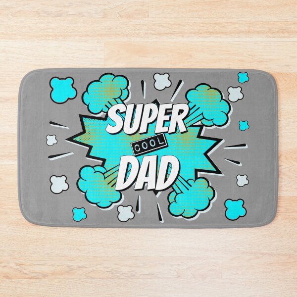 Item preview, Turquoise Comic Book Style Super Cool Dad, Great Design For Cool Dads, Perfect For Father's Day designed and sold by TrulyEpoque.