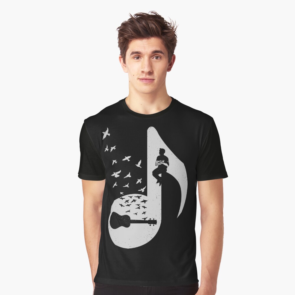 Musical note - Ukulele Graphic T-Shirt