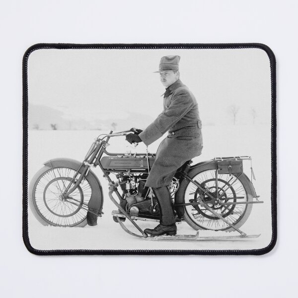 Item preview, 1914 - 1918 Das Motorrad mit den Skiern von der Seite / The motorcycle with the skis from the side designed and sold by rubenakopyan.
