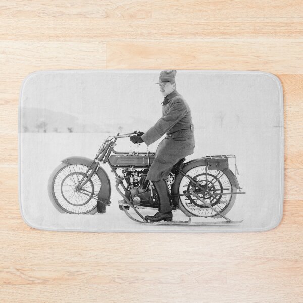 Item preview, 1914 - 1918 Das Motorrad mit den Skiern von der Seite /  The motorcycle with the skis from the side designed and sold by rubenakopyan.