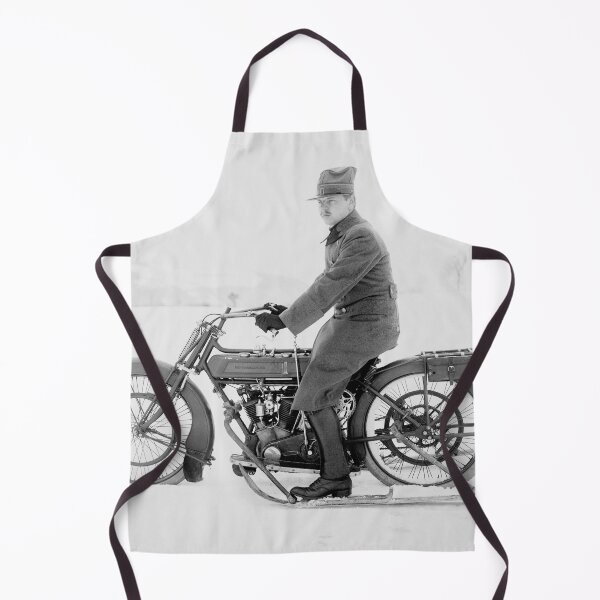 Item preview, 1914 - 1918 Das Motorrad mit den Skiern von der Seite /  The motorcycle with the skis from the side designed and sold by rubenakopyan.