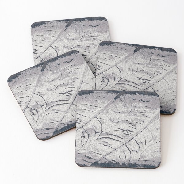Item preview, Silver jungle leaf designed and sold by SulkaCreative.