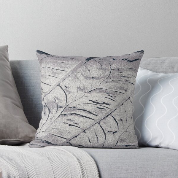 Item preview, Silver jungle leaf designed and sold by SulkaCreative.