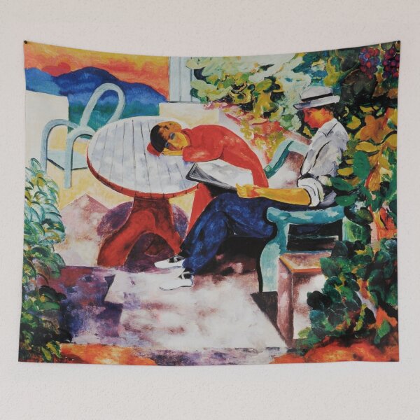 Item preview, La Sieste à Saint-Tropez, Kisling avec Renée by Moïse Kisling - Vintage Art designed and sold by RickE.