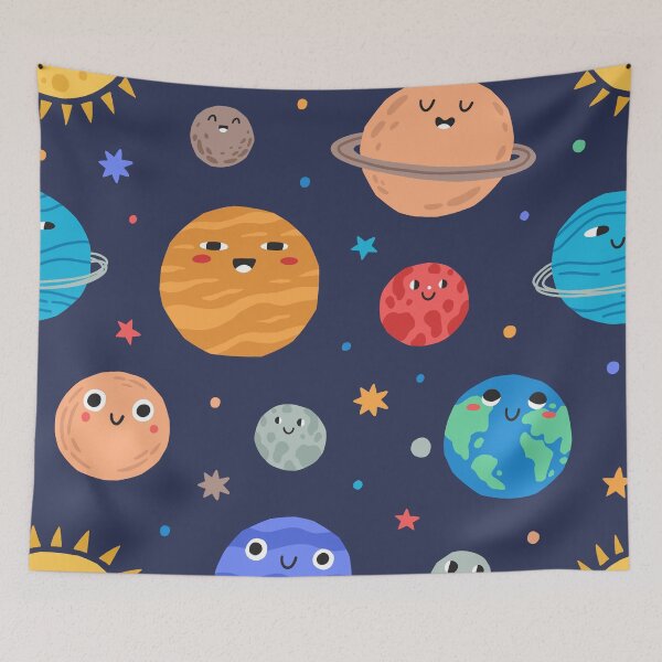 Item preview, Happy Planets designed and sold by leafsquare.
