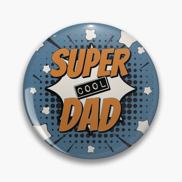 Item preview, Cool Orange Comic Book Style Super Cool Dad, Great Design For Cool Dads, Perfect For Father's Day designed and sold by TrulyEpoque.