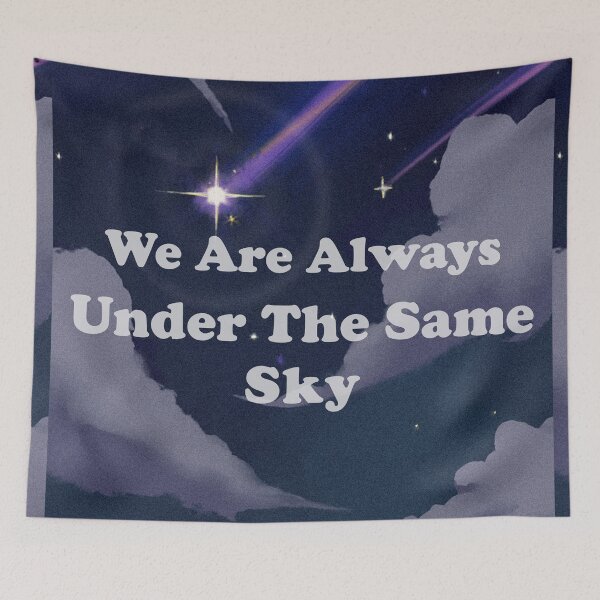 Item preview, We are Under The Same Sky designed and sold by ShopOfK.