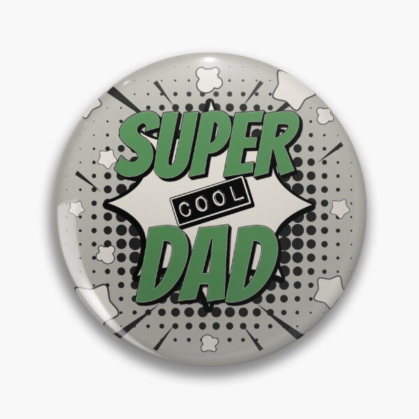 Item preview, Cool Green Comic Book Style Super Cool Dad, Great Design For Cool Dads, Perfect For Father's Day designed and sold by TrulyEpoque.