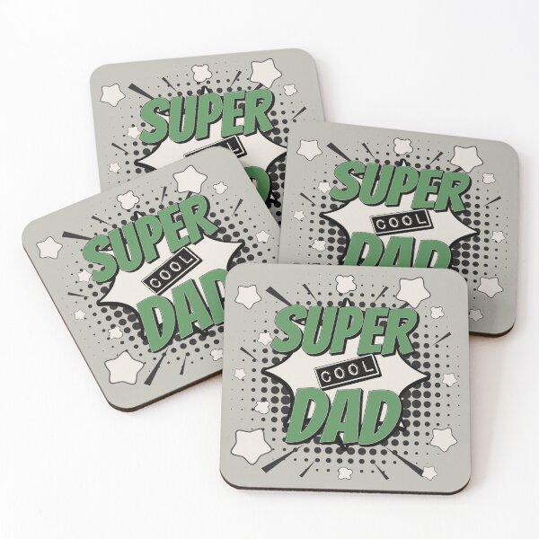 Item preview, Cool Green Comic Book Style Super Cool Dad, Great Design For Cool Dads, Perfect For Father's Day designed and sold by TrulyEpoque.