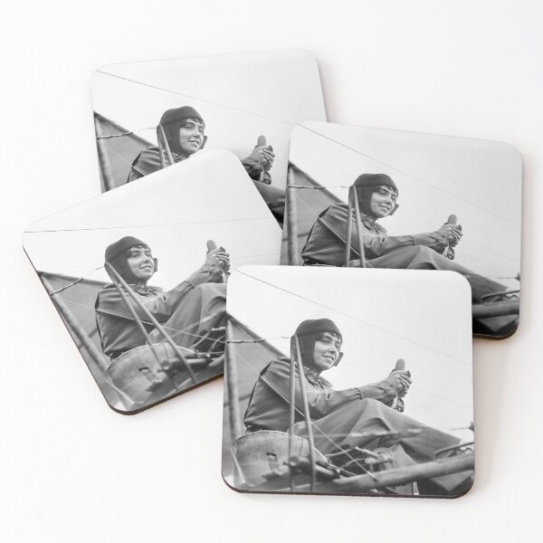 Item preview, Aviator Helene Dutrieu seated in her airplane designed and sold by rubenakopyan.