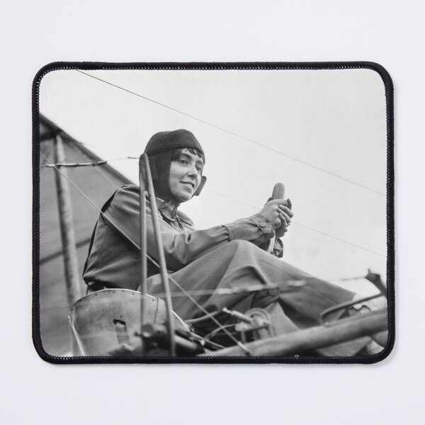 Item preview, Aviator Helene Dutrieu seated in her airplane designed and sold by rubenakopyan.