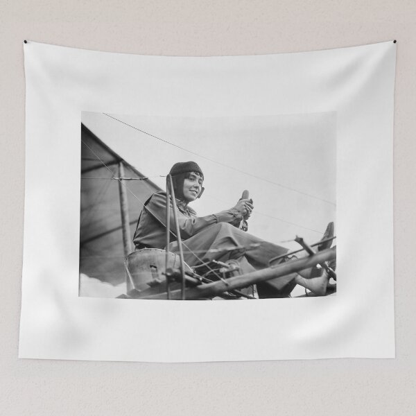Item preview, Aviator Helene Dutrieu seated in her airplane designed and sold by rubenakopyan.