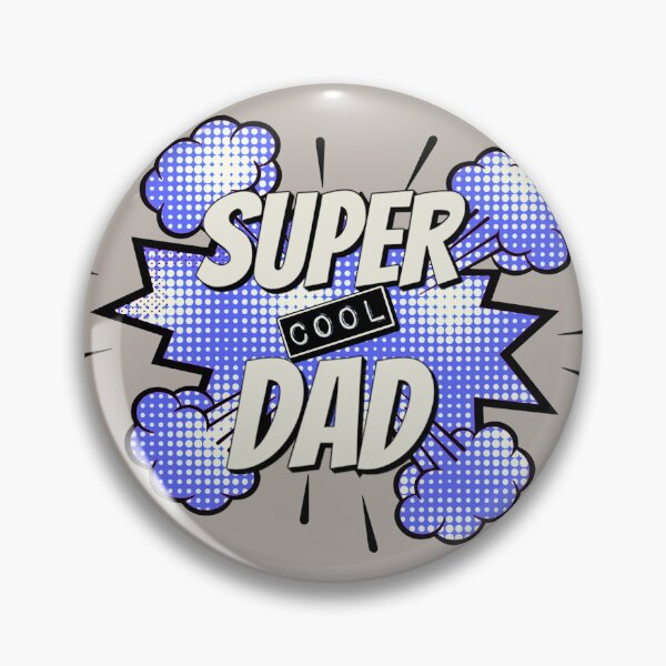 Item preview, Blue Comic Book Style Super Cool Dad, Great Design For Cool Dads, Perfect For Father's Day designed and sold by TrulyEpoque.