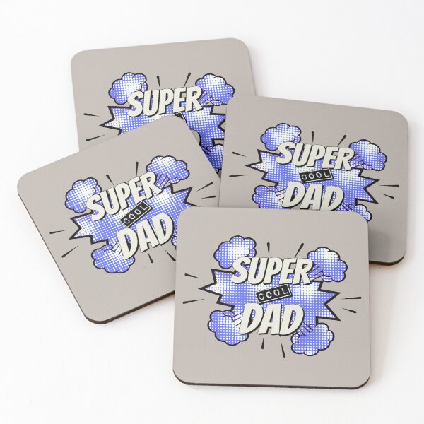 Item preview, Blue Comic Book Style Super Cool Dad, Great Design For Cool Dads, Perfect For Father's Day designed and sold by TrulyEpoque.