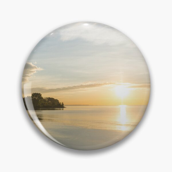 Item preview, Brilliantly Lit Summer - Resplendent Daybreak on the Shore of Lake Ontario in Toronto designed and sold by Georgia Mizuleva.