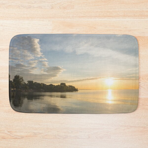 Item preview, Brilliantly Lit Summer - Resplendent Daybreak on the Shore of Lake Ontario in Toronto designed and sold by Georgia Mizuleva.
