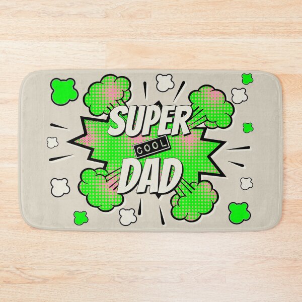 Item preview, Green Comic Book Style Super Cool Dad, Great Design For Cool Dads, Perfect For Father's Day designed and sold by TrulyEpoque.