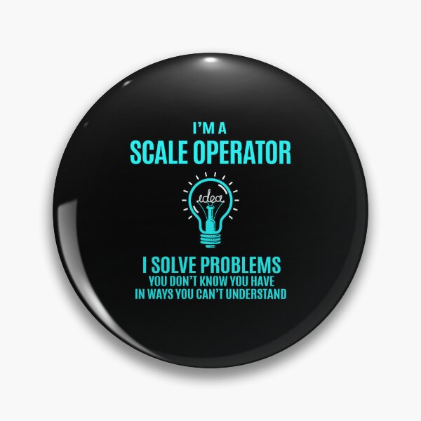 Item preview, Scale Operator T Shirt - I Solve Problems Gift Item Tee designed and sold by watkinsmat.