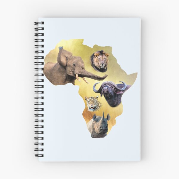 Item preview, Africa's Big Five Animals | African Wildlife designed and sold by Scotch Macaskill.