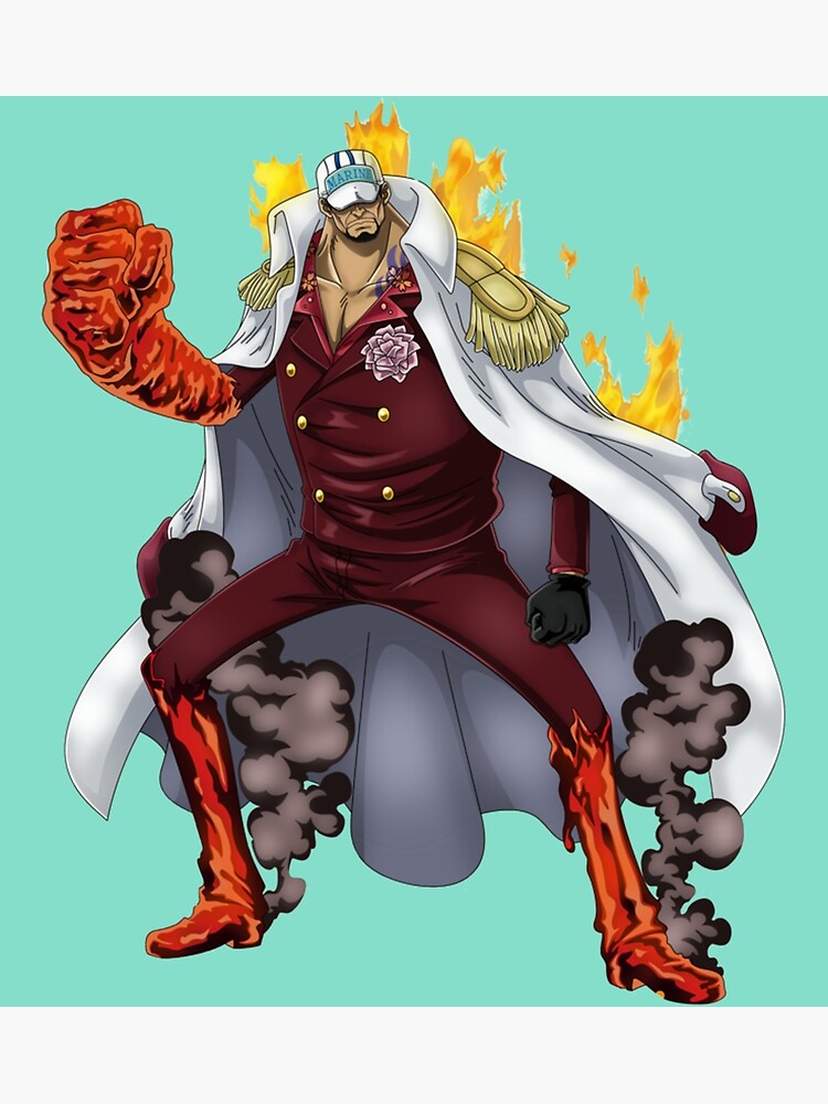 "Akainu One Piece1821" Poster for Sale by KylaBradtke Redbubble