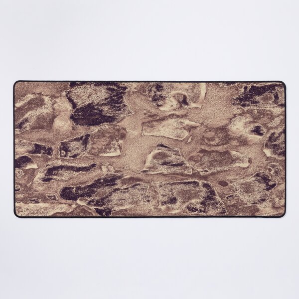 Item preview, Rustic platinum brown stone wall designed and sold by SulkaCreative.