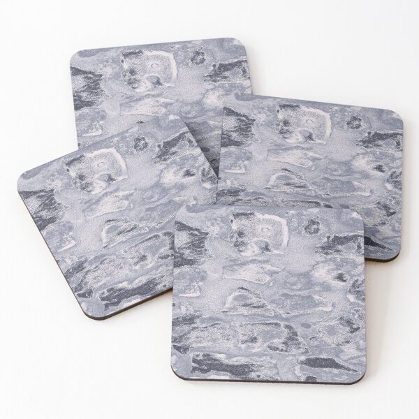 Item preview, Rustic platinum blue stone wall designed and sold by SulkaCreative.