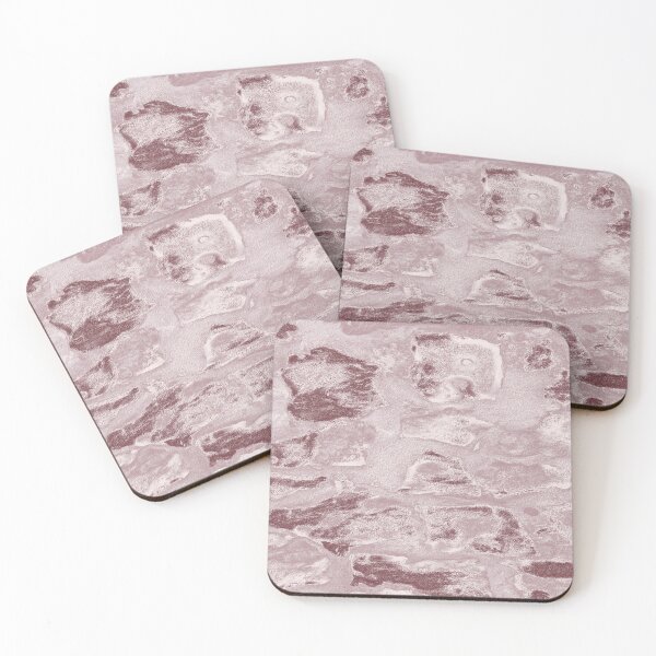 Item preview, Rustic platinum pink stone wall designed and sold by SulkaCreative.