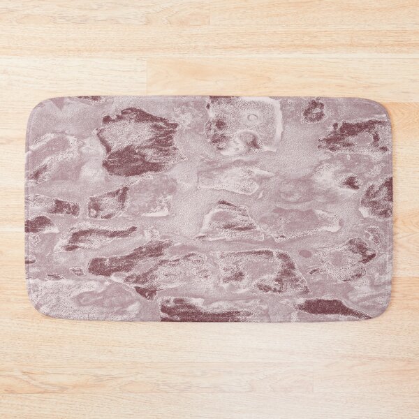Item preview, Rustic platinum pink stone wall designed and sold by SulkaCreative.
