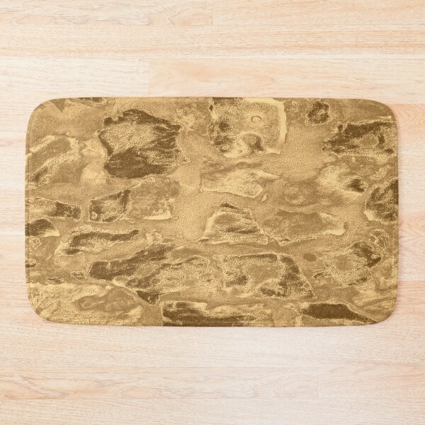 Item preview, Rustic platinum gold stone wall designed and sold by SulkaCreative.