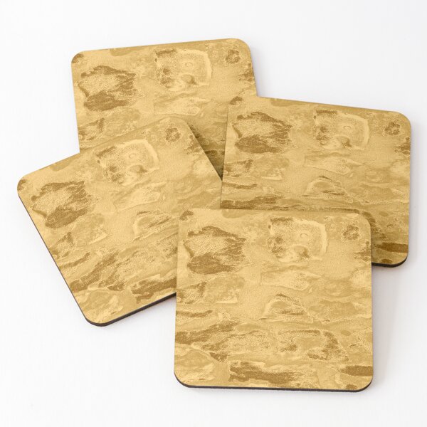 Item preview, Rustic gold stone wall designed and sold by SulkaCreative.